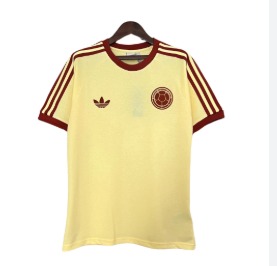 CAMISETA COLOMBIA BEIGE RETRO